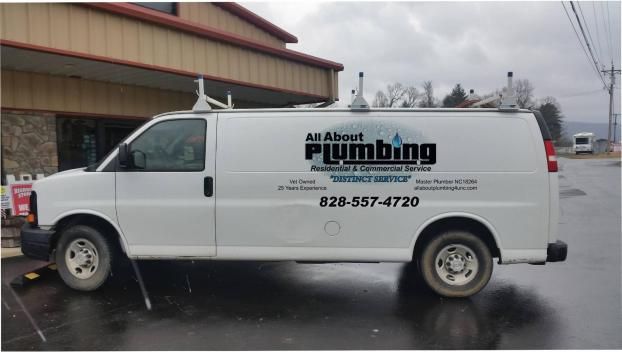 Service vehicle for All About Plumbing